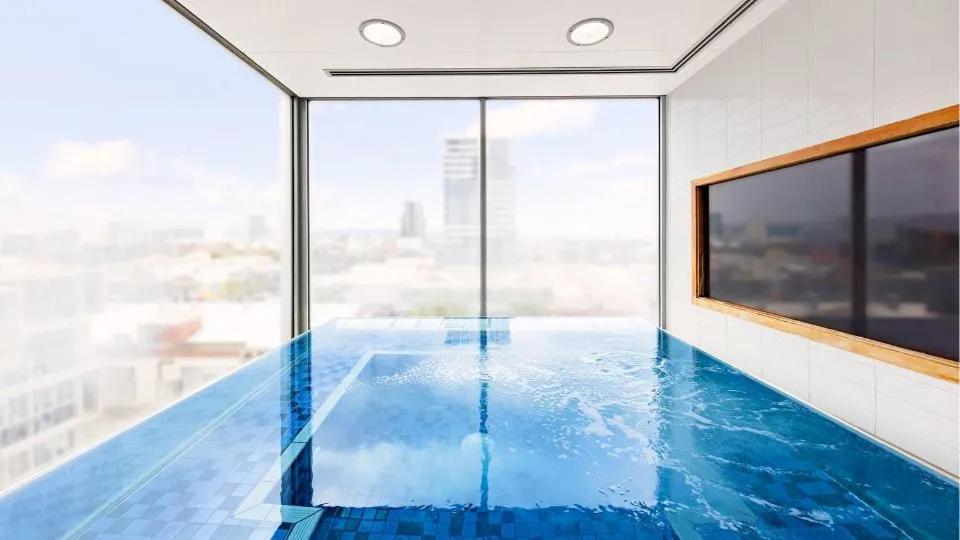 Penthouse View Apartment Luxury Cbd Penthouse Sleeps 6 Balcony Spa Access Adelaida Exterior foto